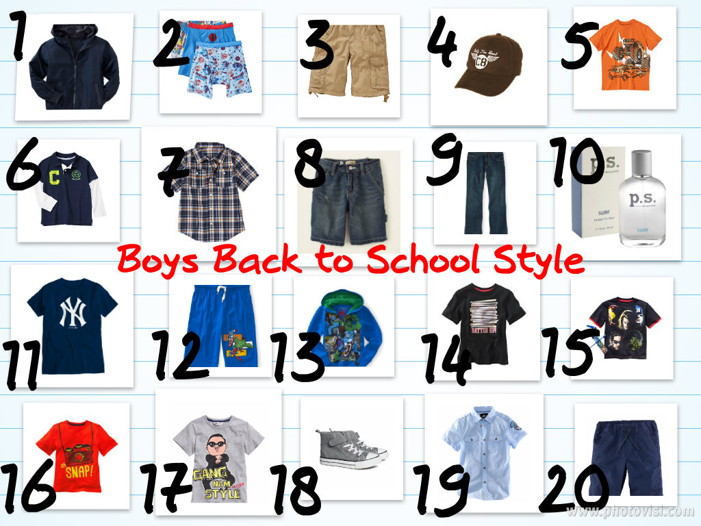 Affordable Back to School Styles for Boys SprinkleDIY