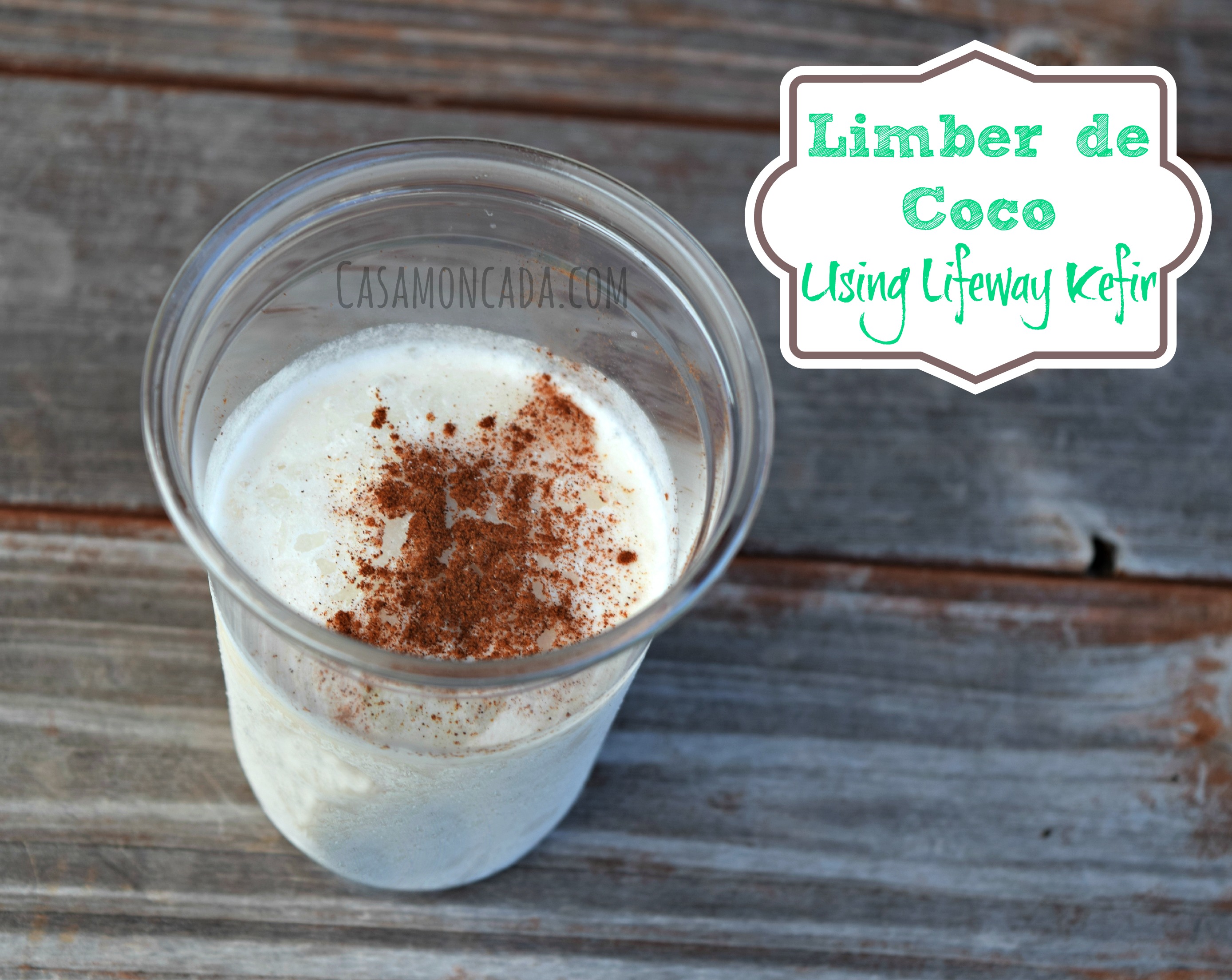 Limber de Coco (Creamy Coconut Pops) Using LIfeway Kefir Smoothie