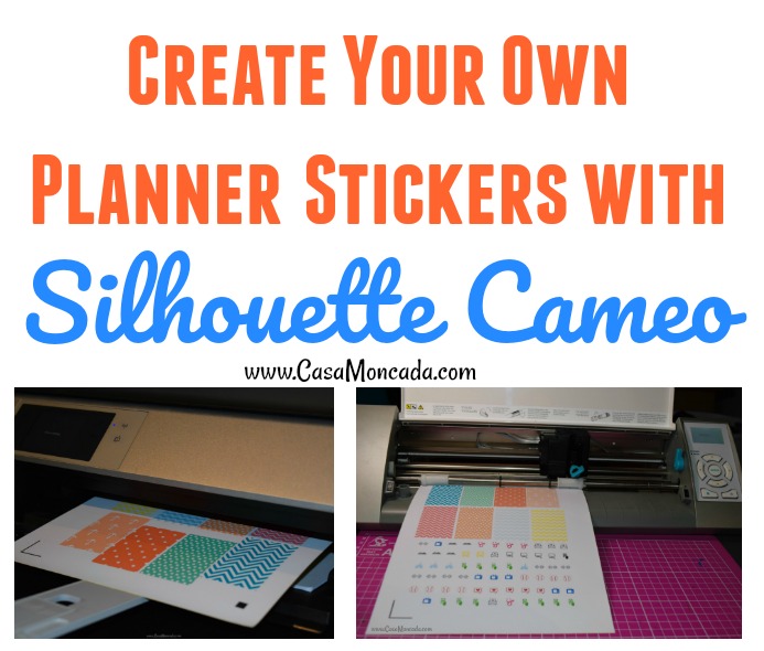 Create Your Own Planner Stickers with Silhouette Cameo - Sprinkle DIY