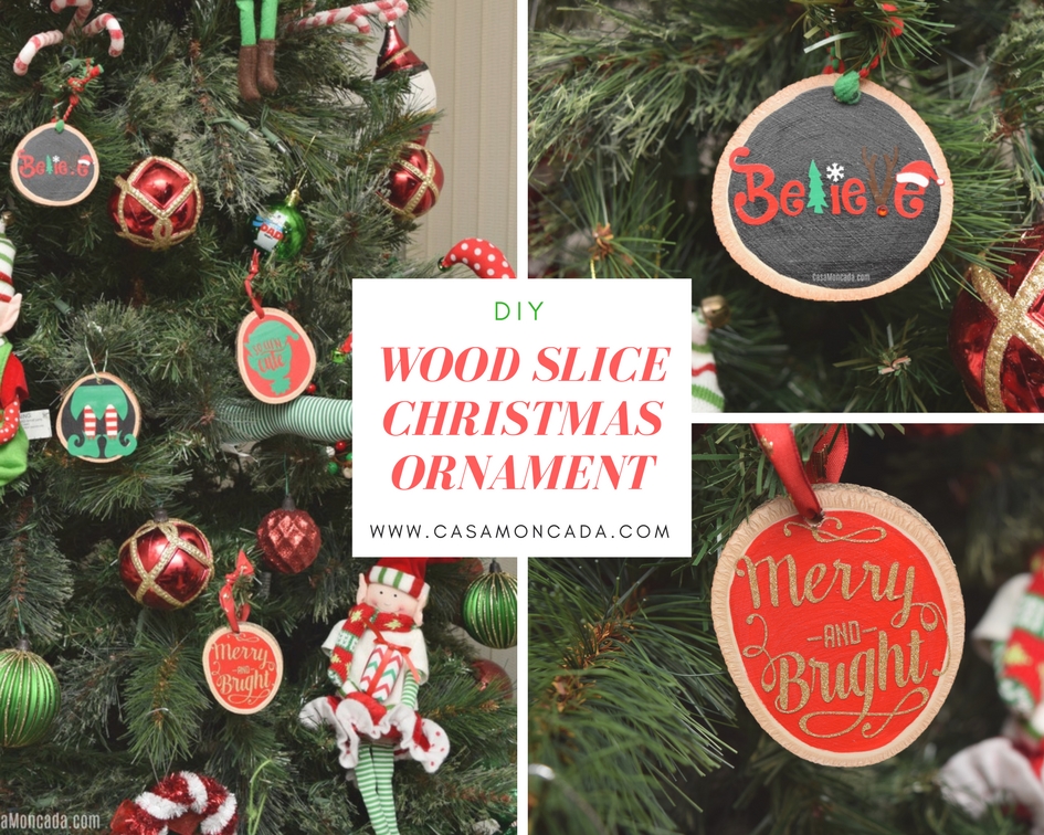 Download Diy Wood Slice Christmas Ornaments Sprinklediy Yellowimages Mockups