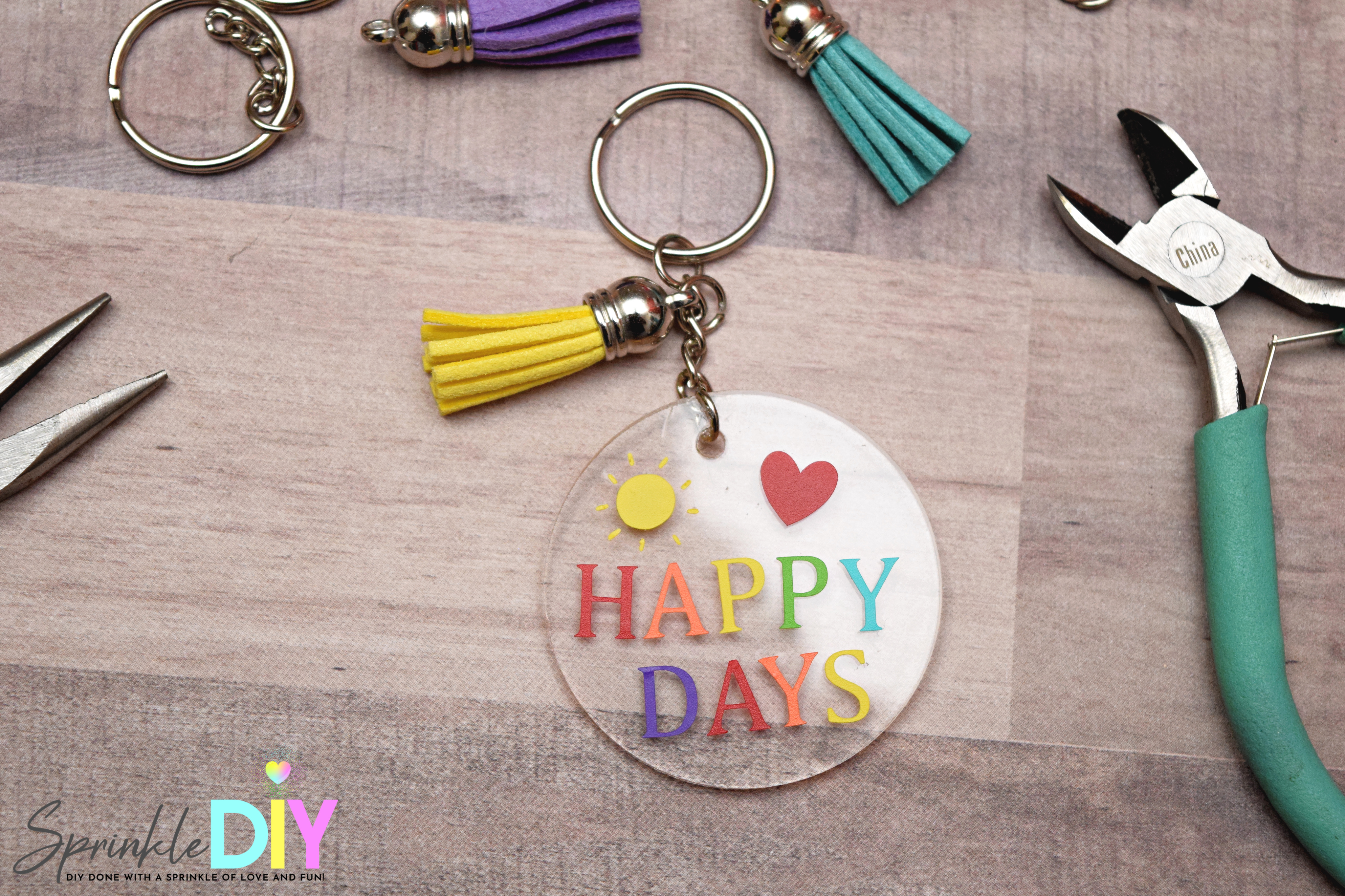 Free Personalized Keychain With Cricut SVG PNG EPS DXF File