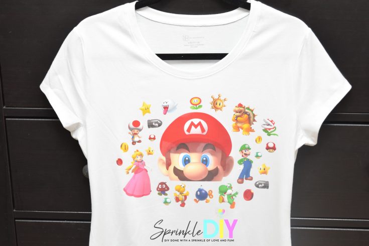 DIY Super Mario 35th Anniversary Shirt